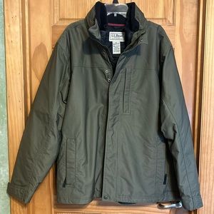 Men’s LL Bean 3 in 1 Waterproof Jacket Separate Zip Out Jacket Size XXL